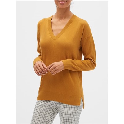 Premium Luxe Washable V-Neck Sweater