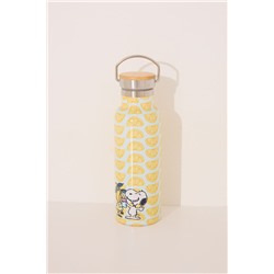 Botella metal print limones Snoopy