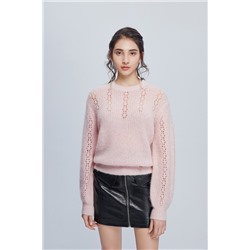 Jersey de lana y mohair Rosa