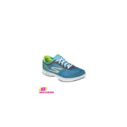 Skechers GO Step Watermark Gray/Blue Athletic Shoe