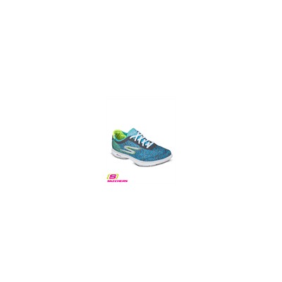 Skechers GO Step Watermark Gray/Blue Athletic Shoe