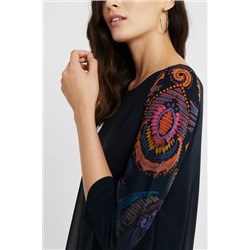 Vestido recto boho