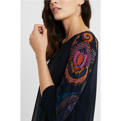 Vestido recto boho