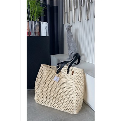 WOMANBAG Büyük Boy Hasır El Yapımı Çanta TYC00813225056