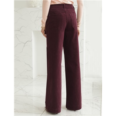 Брюки из эластичного микро-вельвета