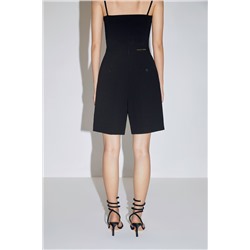 Short de tiro alto Negro