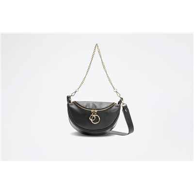 Bolso de piel Amely Negro