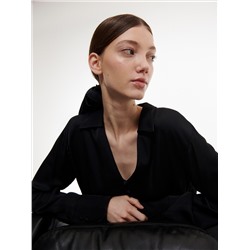 Hemdbluse aus Viskose