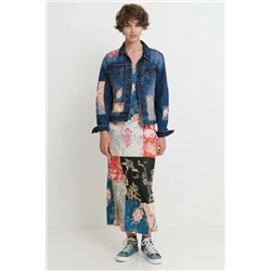 Chaqueta vaquera slim parches