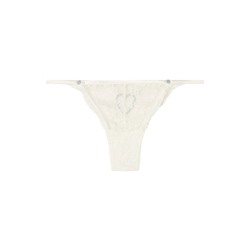 Braga brasileña encaje blanco