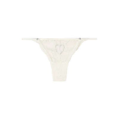 Braga brasileña encaje blanco