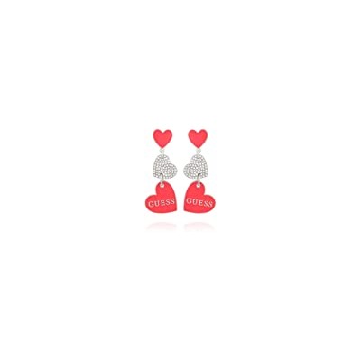 3 heart earring