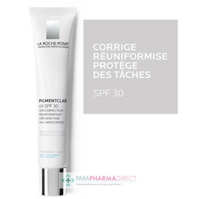 La Roche Posay Pigmentclar UV SPF30 - Soin Correcteur Réuniformisant 40ml