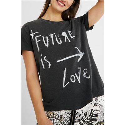 Camiseta manga corta mensajes