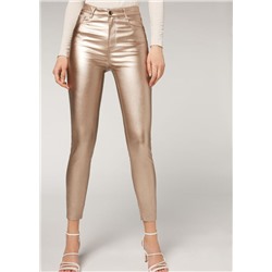 Skinny Leggings in Lederoptik