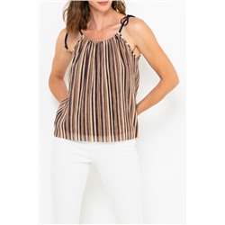 Camiseta de tirantes Azul y blanco