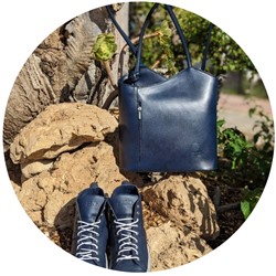 JOE SANCHEZ LAR 19408 MARINO+PELLE MOCHILA NAPA MARINO АКЦИЯ