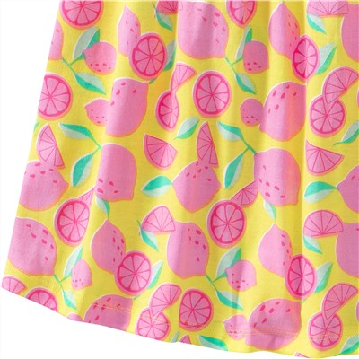 Mädchen Kleid mit Allover-Print