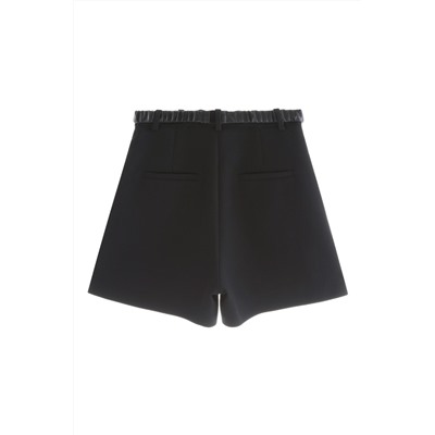 Short de lana Negro