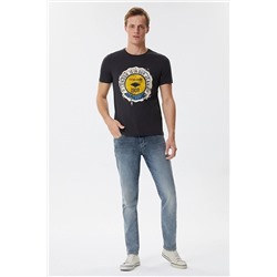 Lee Cooper Erkek Antrasit T-Shirt 222 LCM 242063
