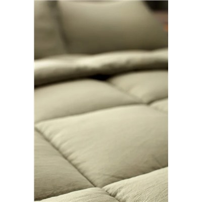 Mona Çift Kişilik Comforter Set - Haki