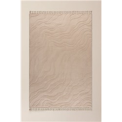 Pluie Rölyef Halı - Bej - 190x290 cm
