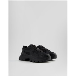 Contrast studded sole trainers