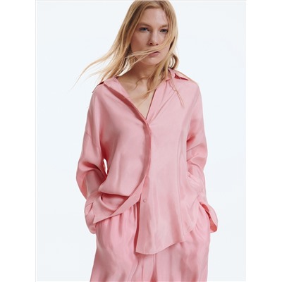 Hemdbluse aus Viskosemischung