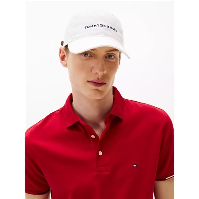Embroidered Tommy Logo Baseball Cap