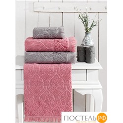Полотенце Arya Жаккард 50X90 Fornarina Сухая Роза
