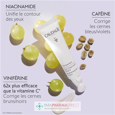 Caudalie Vinoperfect - Soin Eclaircissant Regard 15ml