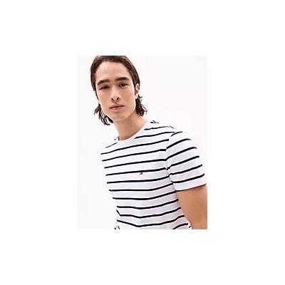 Stripe Stretch-Cotton Extra Slim T-Shirt