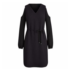 LAUREN Cold-Shoulder Dress