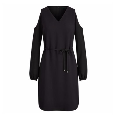 LAUREN Cold-Shoulder Dress