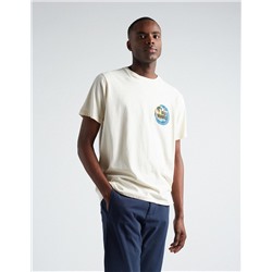Surf Printed T-shirt, Men, Beige