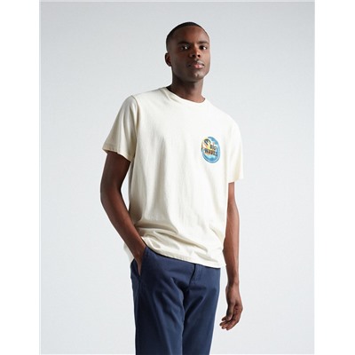Surf Printed T-shirt, Men, Beige
