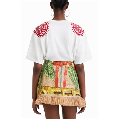 Camiseta bordada Stella Jean