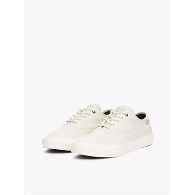 Embossed Logo Canvas Sneaker