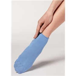 Kurze Baumwollsocken ohne Rand