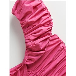 Gerafftes Minikleid
