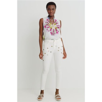Pantalón vaquero skinny tobillero