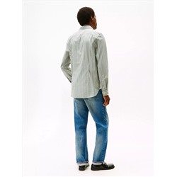 Slim Fit Stripe Print All-Day Shirt