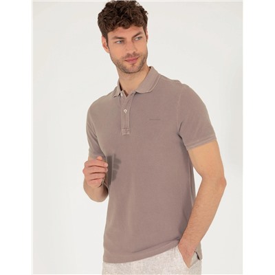 Vizon Slim Fit Dokulu Polo Yaka Tişört