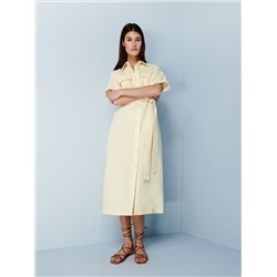 PREMIUM Hemdblusenkleid aus Leinen
