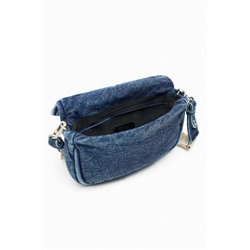 QUILTED DENIM CROSSBODY BAG
