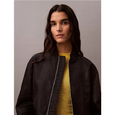 Nylon Bomber Jacket