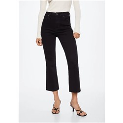 Jeans bootcut tiro alto -  Mujer | MANGO OUTLET España
