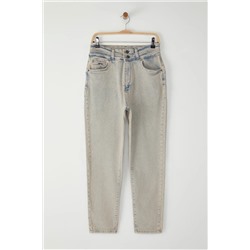 Trendyol Curve Mavi Yüksek Bel Esnek Skinny Büyük Beden Jeans TBBAW25CJ00024