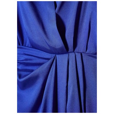 Vestido satinado abertura