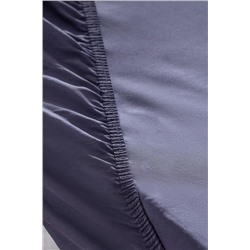 Manon King Size %100 Pamuk Ranforce Lastikli Çarşaf - Mor